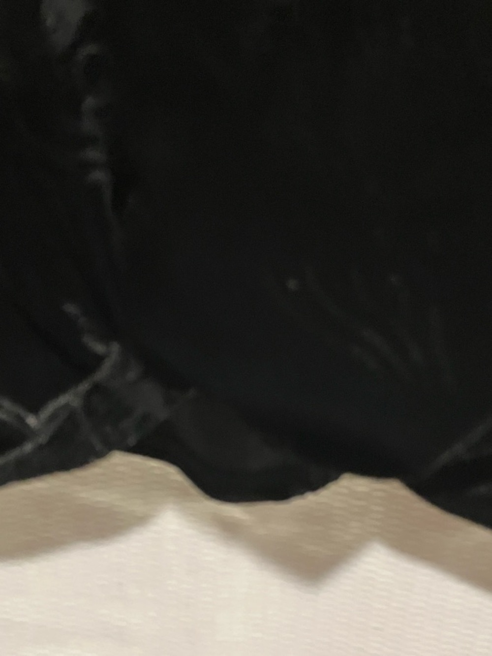Ruby Rd black velvet blouse with a paisley pattern three-quarter sleeve - Picture 6 of 12